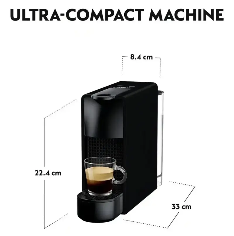 Máquina de Café Nespresso Essenza Mini Negra - 3