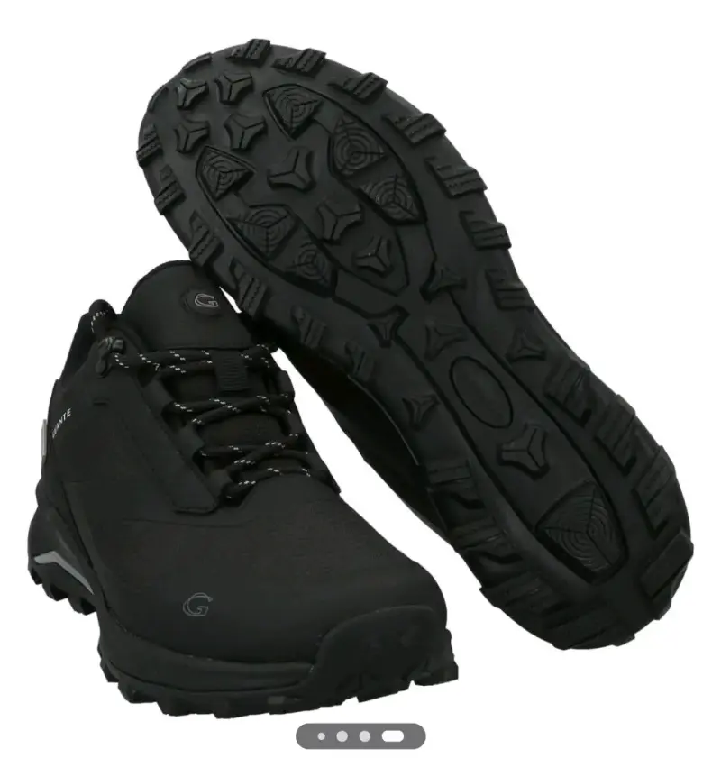 Zapatillas outdoor impermeables negras Guante - 2