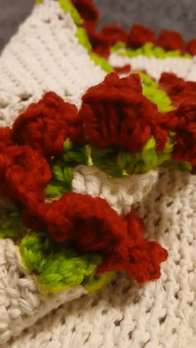 Individual redondo tejido a crochet - miniatura 4