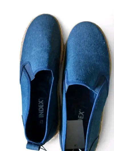 Zapatillas de lona azul casuales Index - miniatura 2
