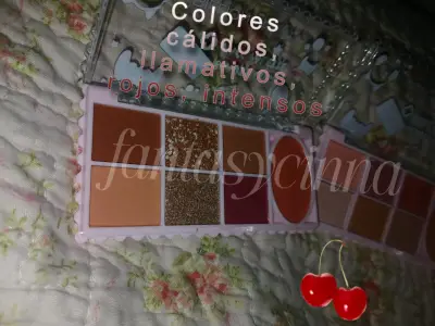 Paleta de sombras cálidas y llamativas - miniatura 1