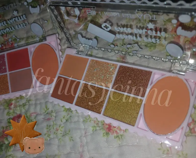 Paleta de sombras cálidas y llamativas - 2