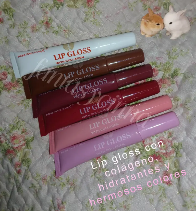 Lip gloss labiales con colágeno Miss Factor X