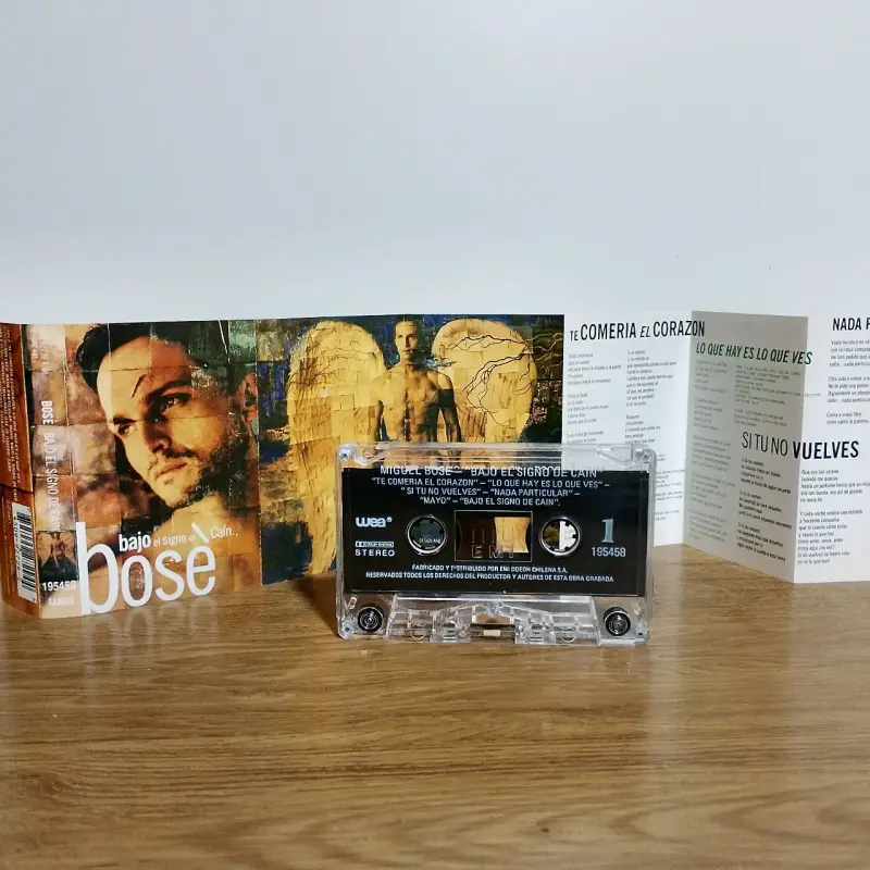 Cassette Miguel Bosé Bajo El Signo De Caín - 2