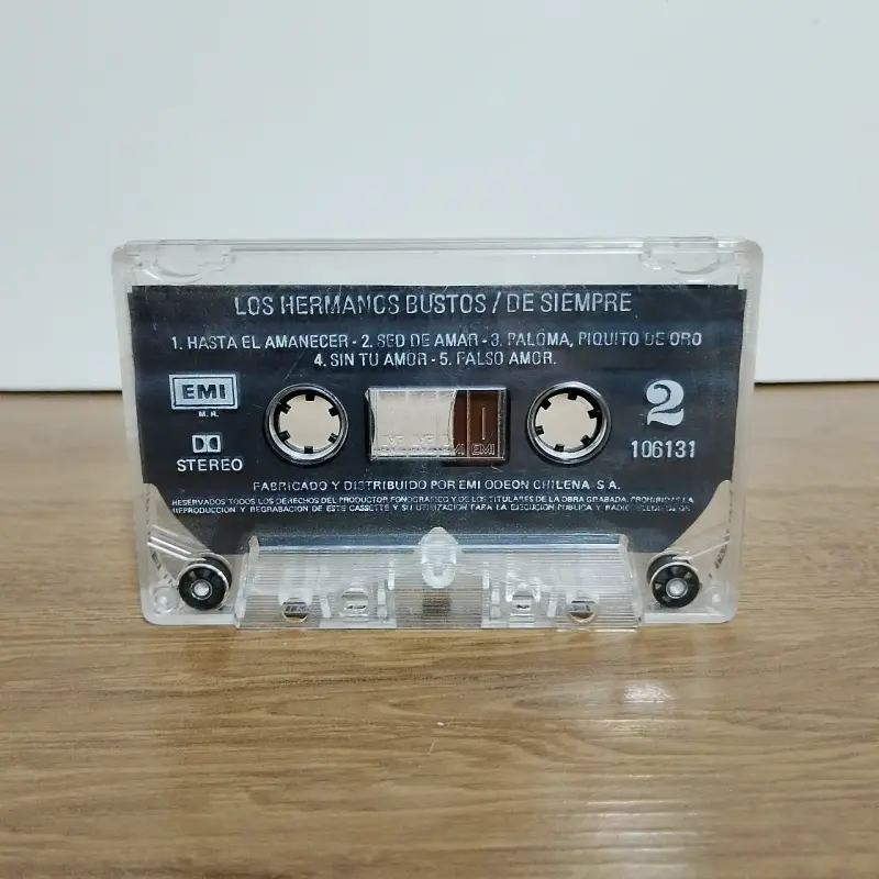 Cassette Los Hermanos Bustos De Siempre EMI 1991 - 2