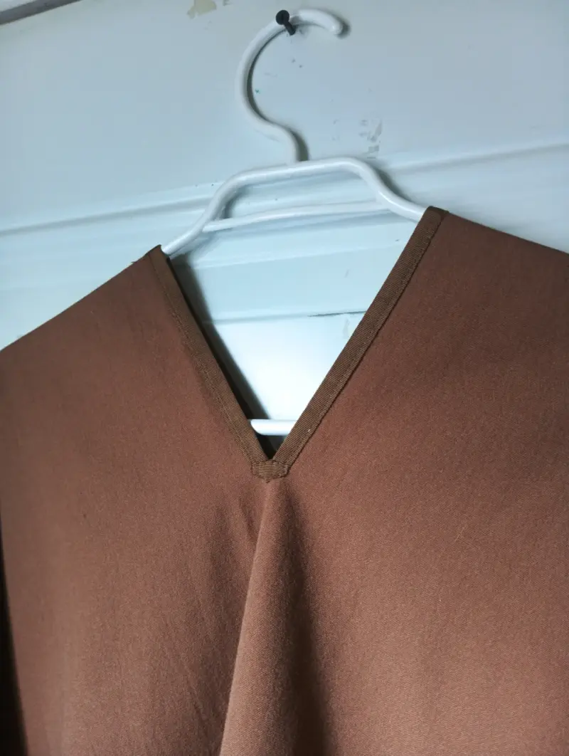 Poncho Fiap-Tome con franjas coloridas - 2
