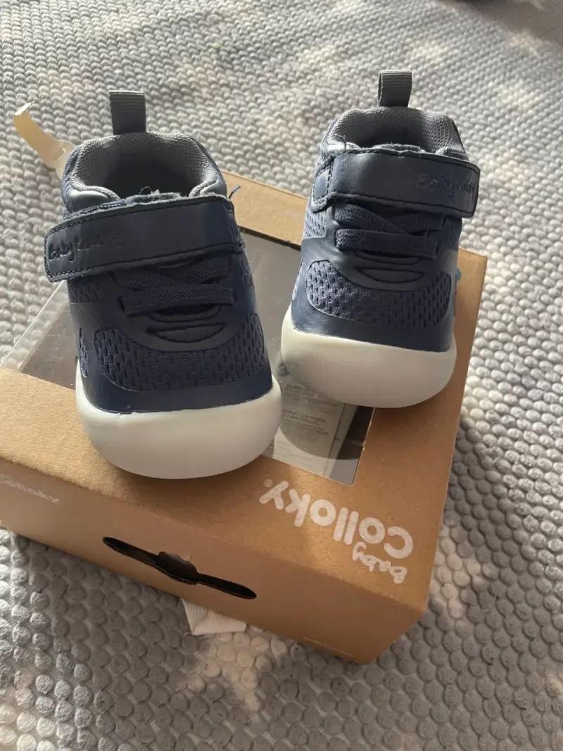 Zapatillas para bebé azul marino Baby Colloky - 1