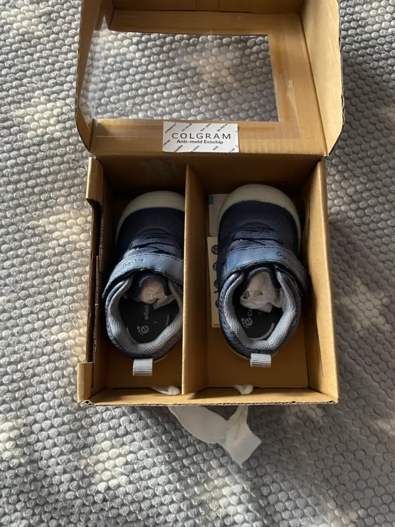 Zapatillas para bebé azul marino Baby Colloky - 2