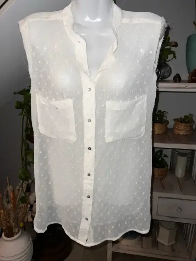 Blusa sin mangas Mango - miniatura 1