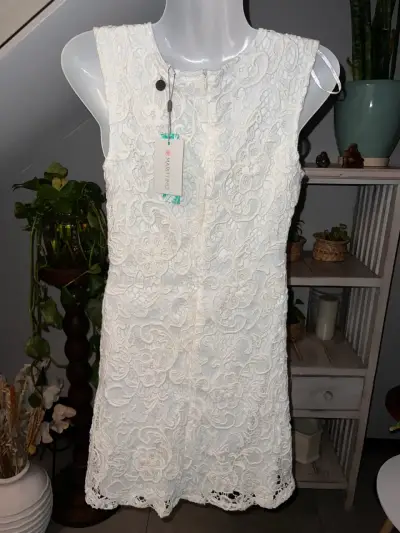 Vestido de encaje blanco  Marittimo - miniatura 2