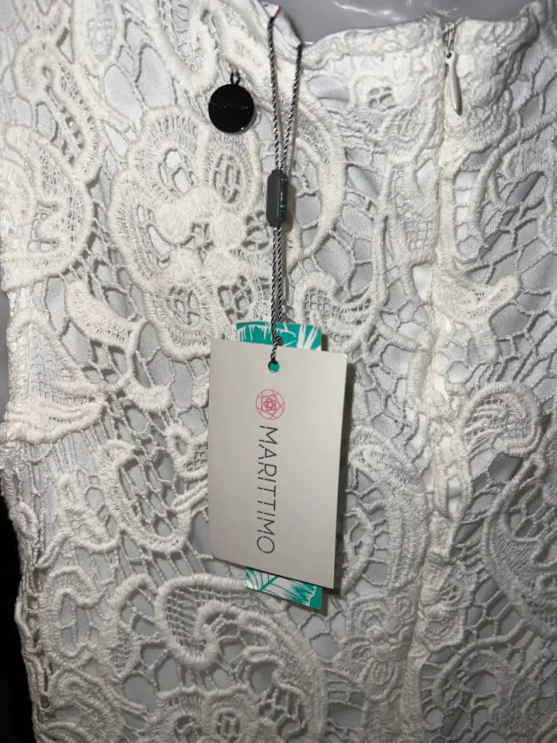 Vestido de encaje blanco Marittimo - 3