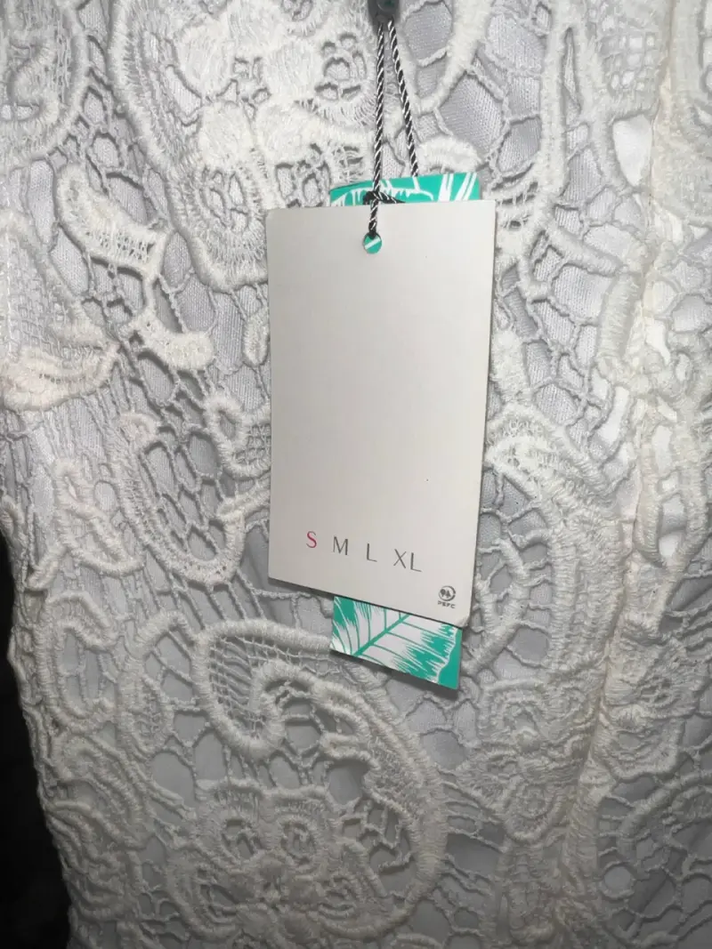 Vestido de encaje blanco Marittimo - 4