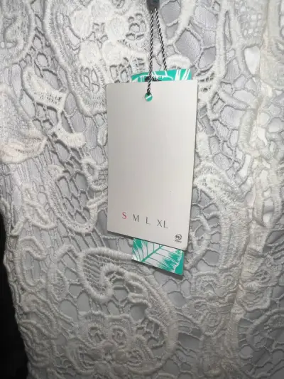 Vestido de encaje blanco  Marittimo - miniatura 4