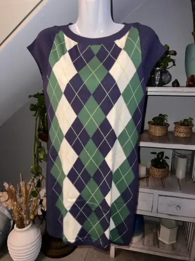 Vestido punto/knit sin mangas Benetton - miniatura 1