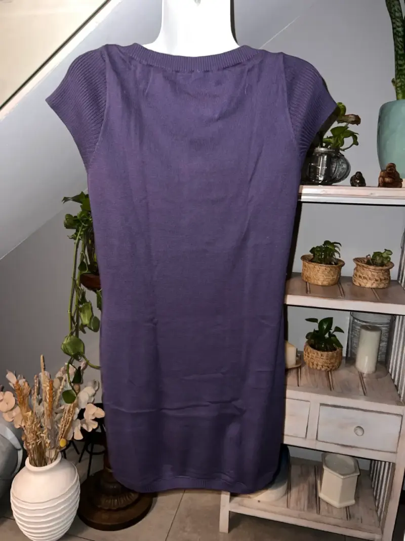 Vestido punto/knit sin mangas Benetton - 2