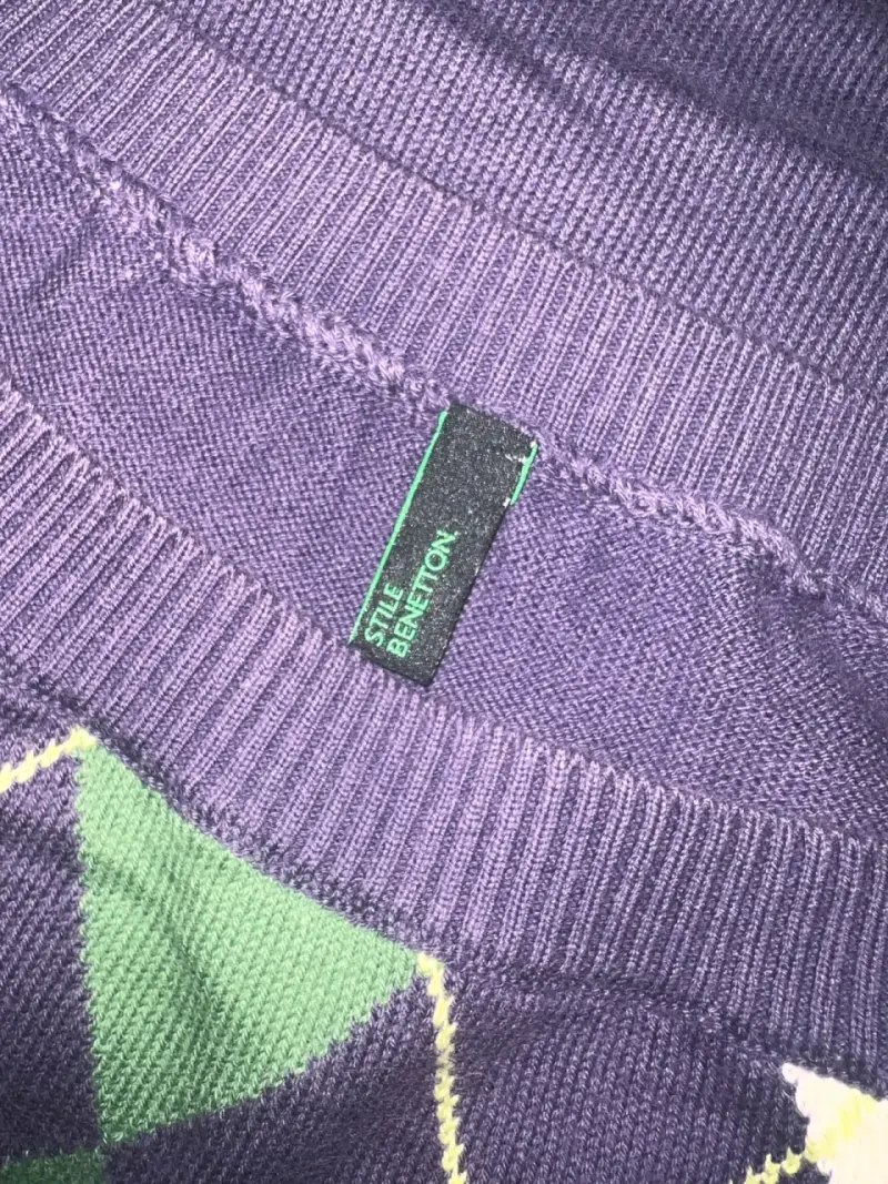 Vestido punto/knit sin mangas Benetton - 3