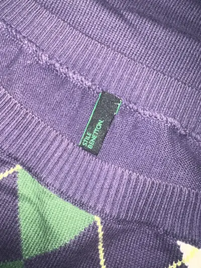 Vestido punto/knit sin mangas Benetton - miniatura 3