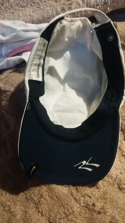 Gorra BMW Sauber F1 Team blanca y negra - miniatura 2