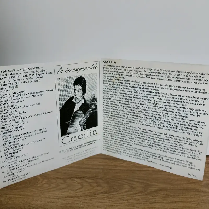 CD La Incomparable Cecilia - 3