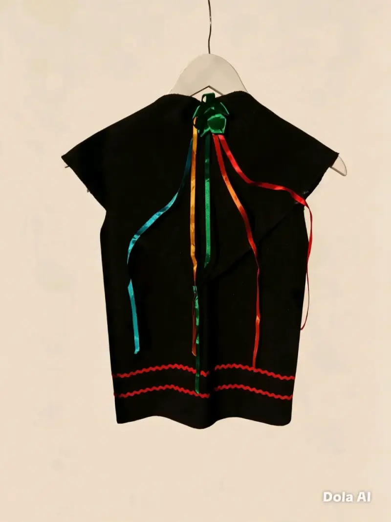 Vestido y blusa mapuche fiestas patrias