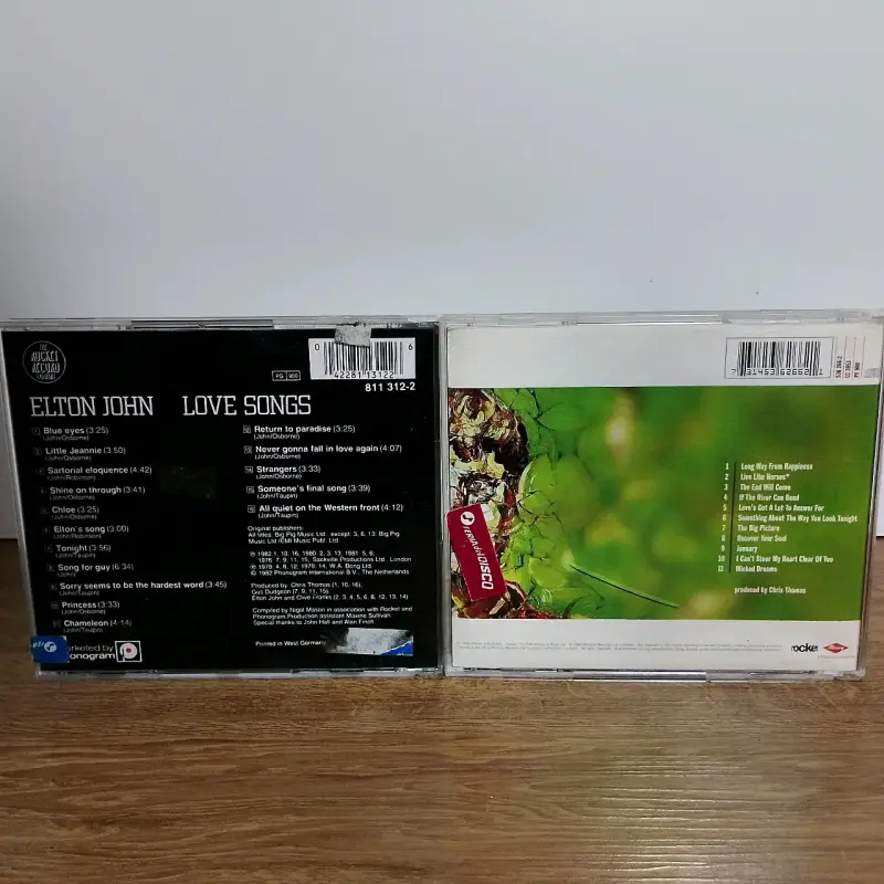 CD's de Elton John Love Songs y The Big Pictu - 2