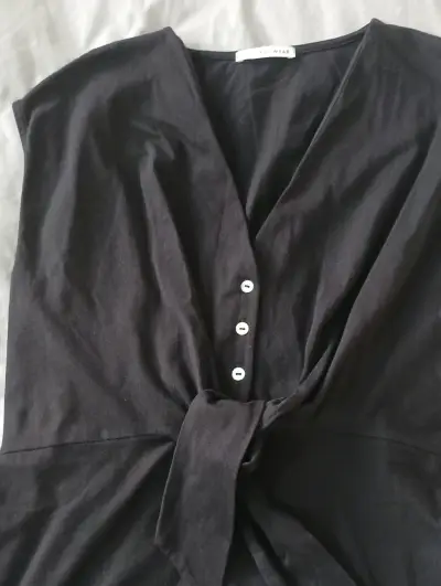 Vestido negro sin mangas Easy Wear talla L - miniatura 4