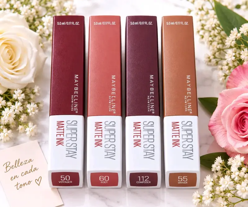 Set de labiales Maybelline SuperStay Matte Ink - 4