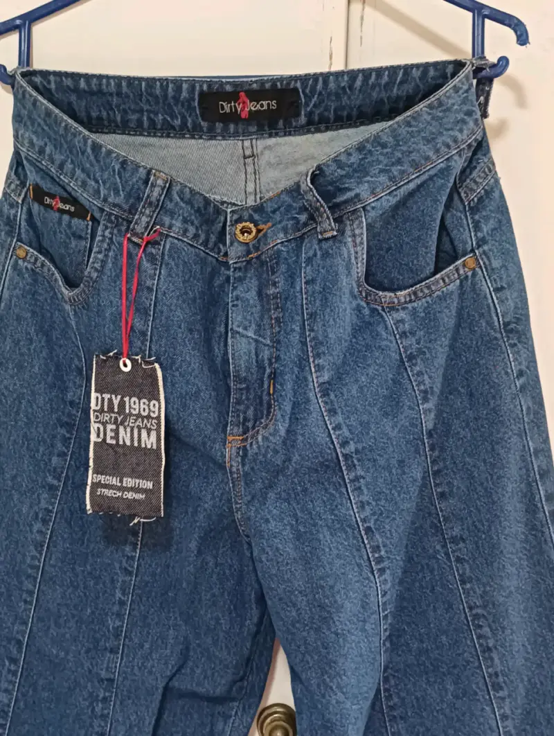 Jeans de mezclilla azul Dirty Jeans 1969 - 1