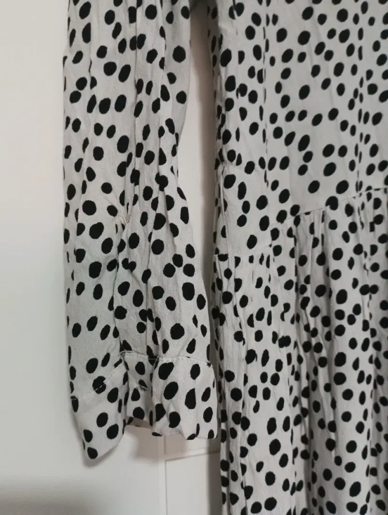Vestido Zara de lunares blanco y negro - 2