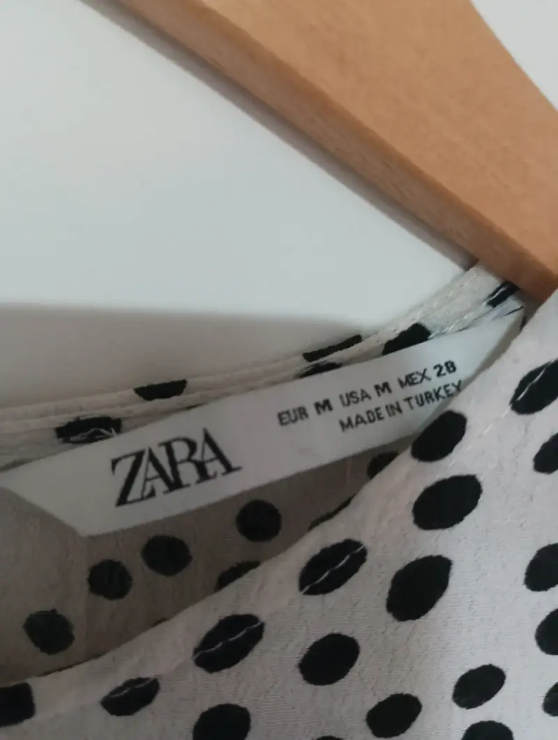 Vestido Zara de lunares blanco y negro - 3