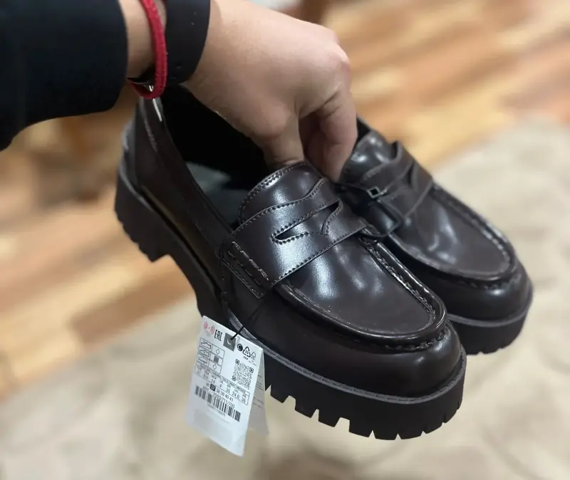 Mocasines de Cuero sintetico para mujer - 4