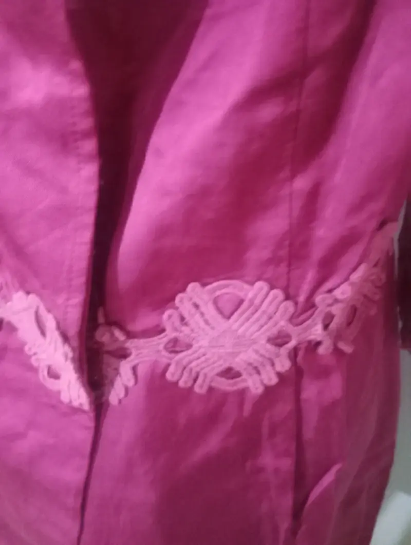 Abrigo morado con detalles bordados Umbrale - 2