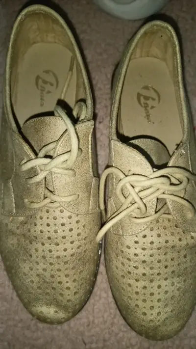 Zapatos casuales beige para mujer talla 37 - miniatura 1