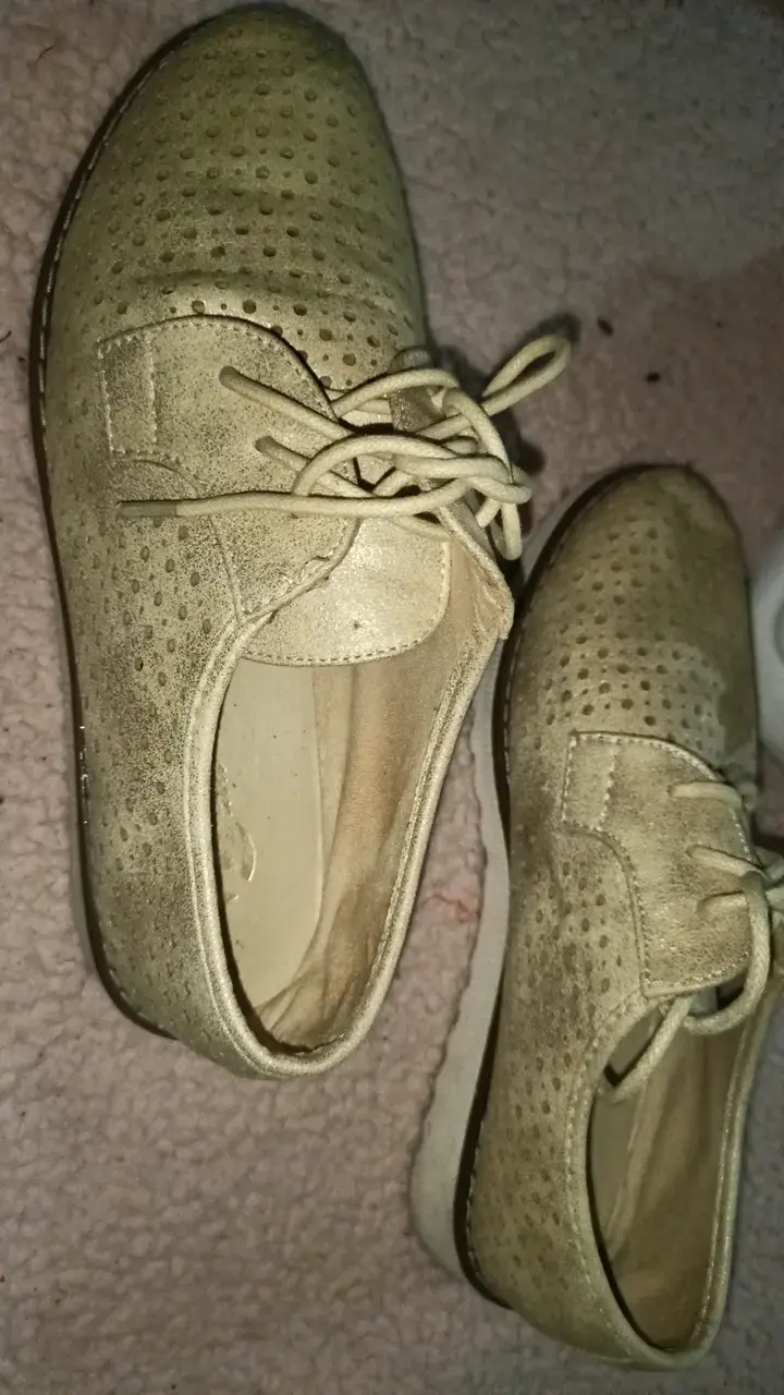 Zapatos casuales beige para mujer talla 37 - 2