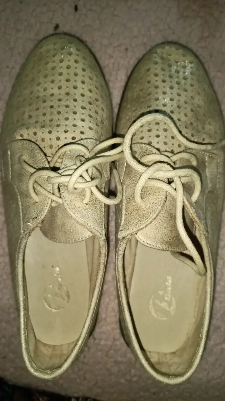Zapatos casuales beige para mujer talla 37 - 4
