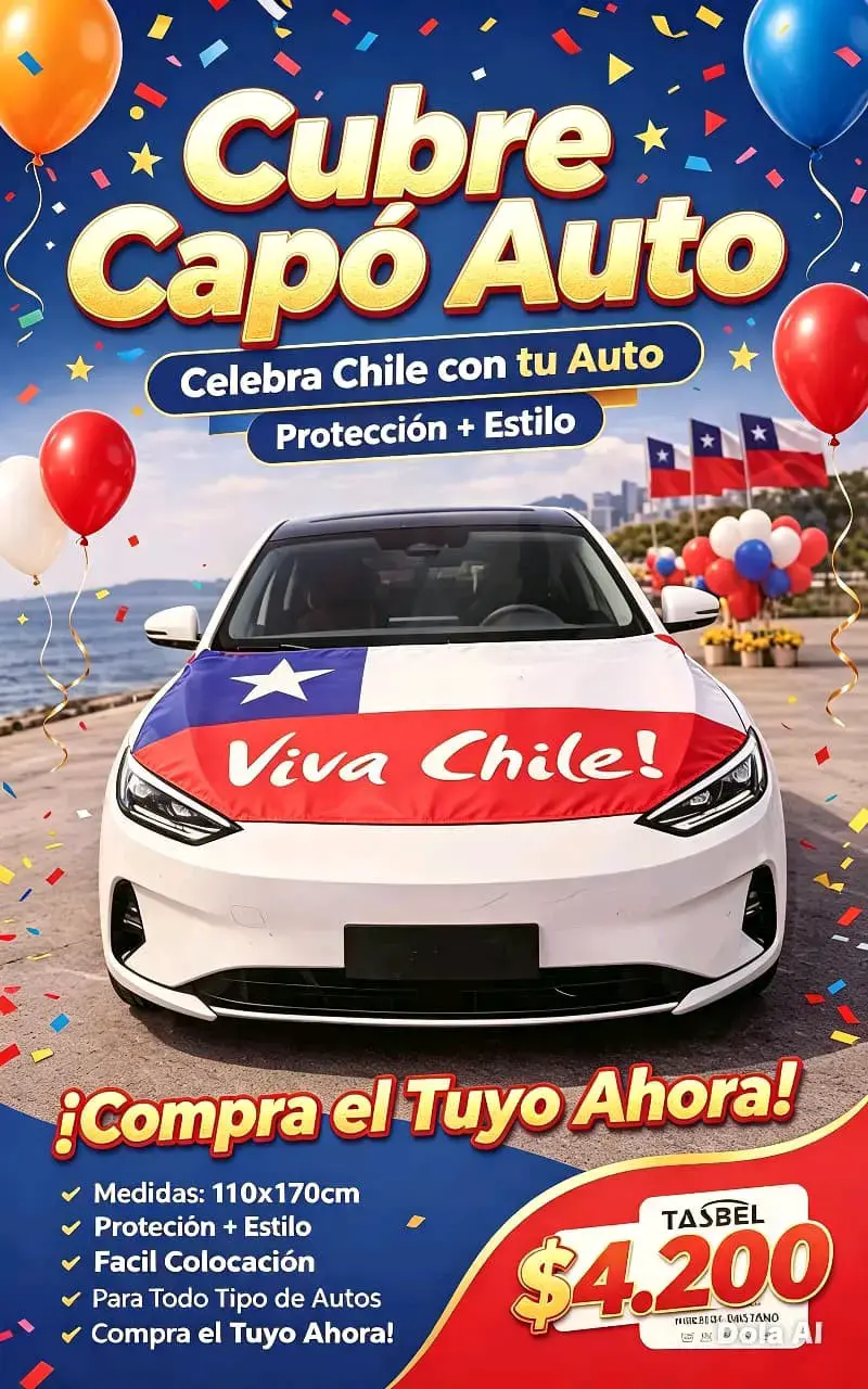 Cubre Capó Auto Chile con Estilo