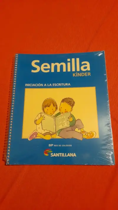 Cuaderno Semilla Kinder Santillana para escritura - miniatura 1