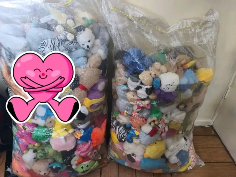 Lote de peluches variados en buen estado