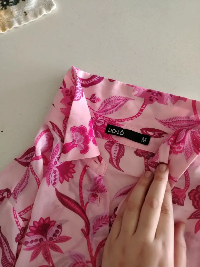 Blusa floral rosa Liola talla M - 2