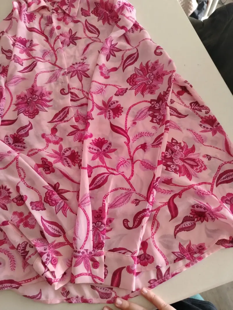 Blusa floral rosa Liola talla M - 3