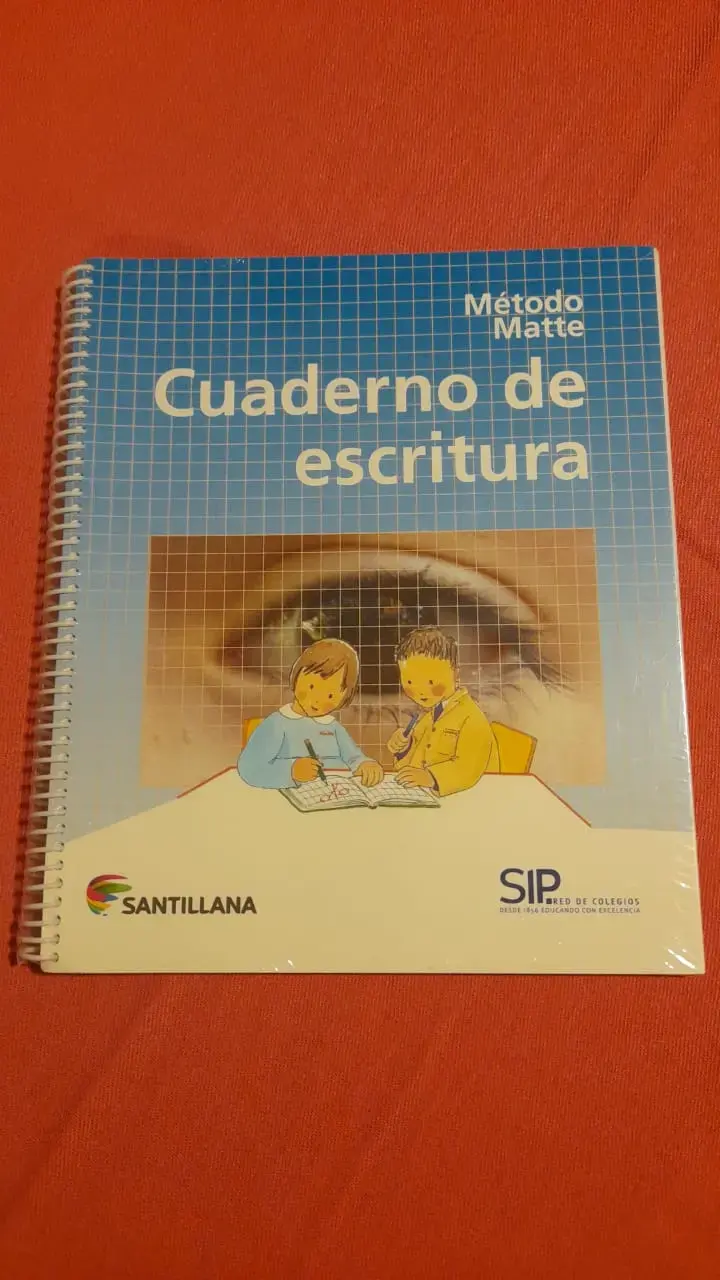 Cuaderno de escritura Método Matte Santillana