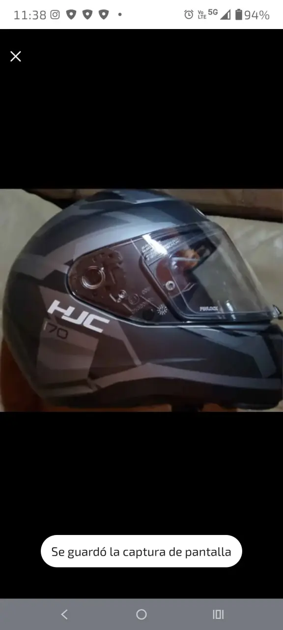 Casco de Moto HJC i70 Negro - 1