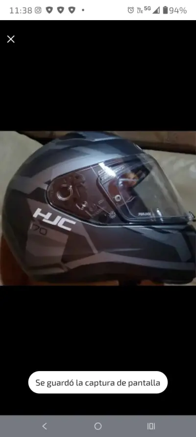 Casco de Moto HJC i70 Negro - miniatura 1