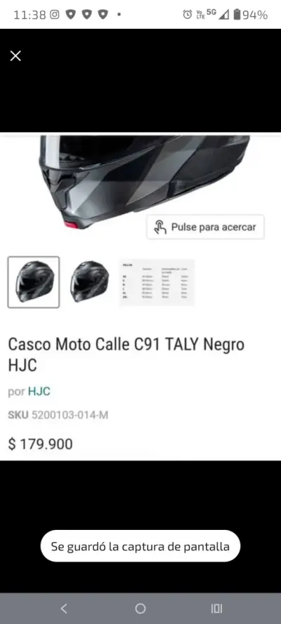 Casco de Moto HJC i70 Negro - miniatura 3