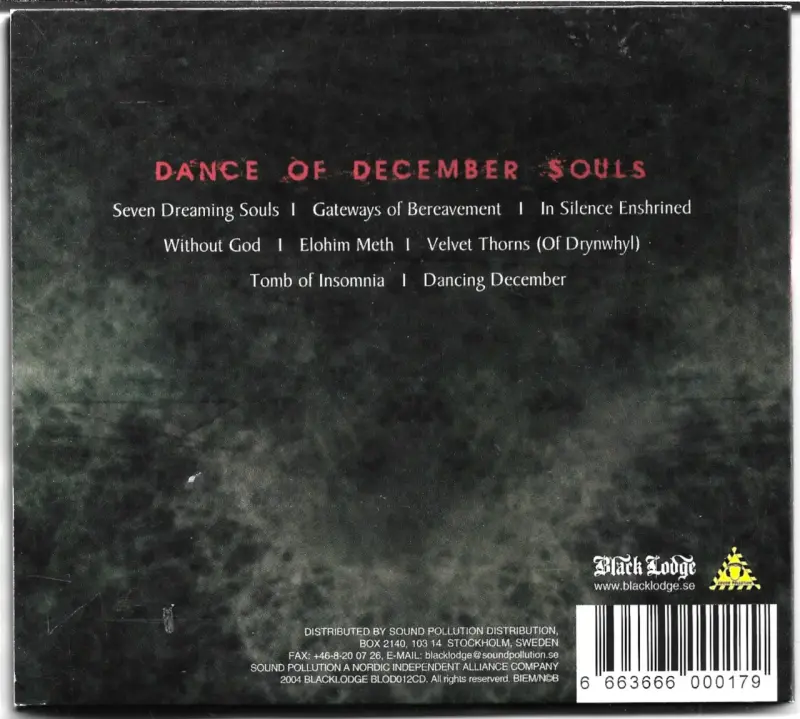 Katatonia - Dance Of December Souls (CD) - 2