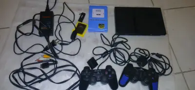 Consola PlayStation 2 Slim con accesorios - miniatura 4