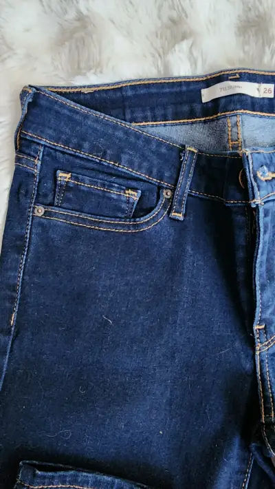 Jeans Levi's 711 Skinny Talla 26 Azul - miniatura 5