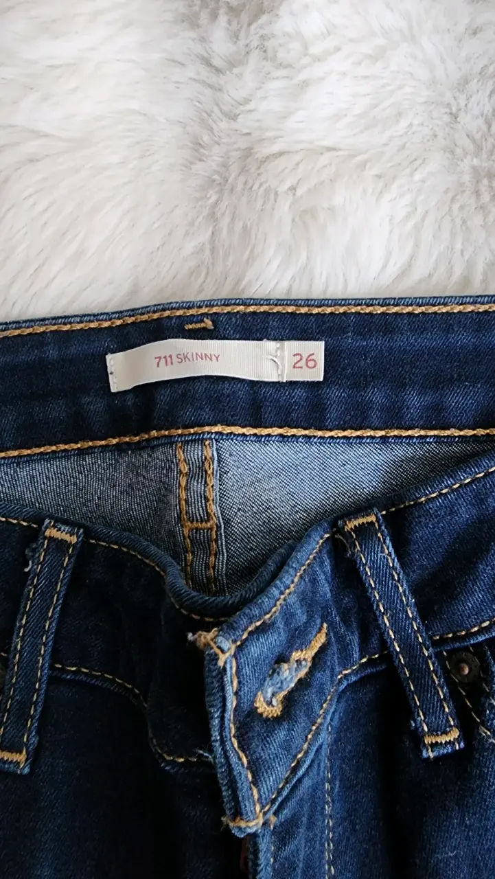 Jeans Levi's 711 Skinny Talla 26 Azul - 9