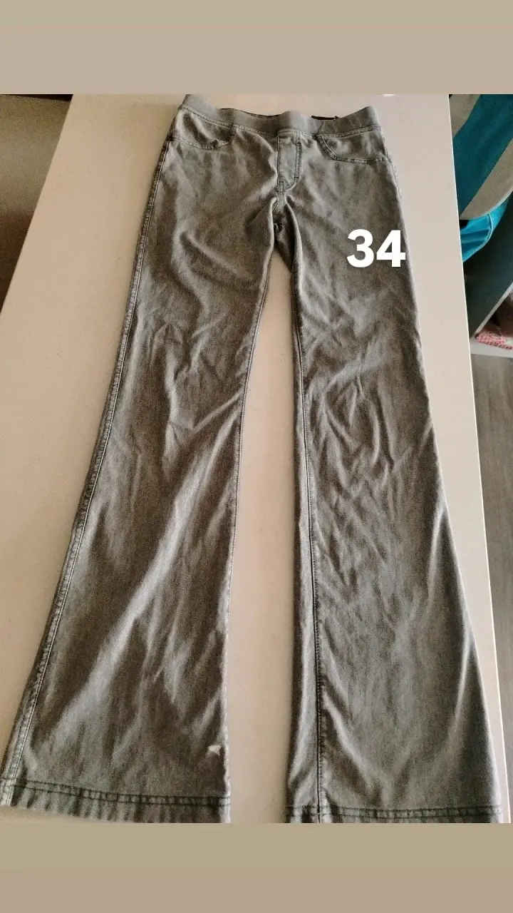 Pantalones de mujer talla 34 color gris