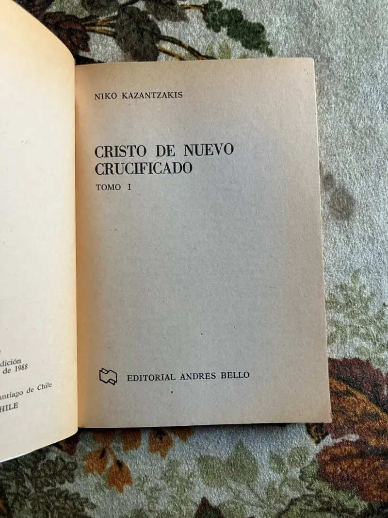 Libro 'Cristo de Nuevo Crucificado' Tomo I y II - 2
